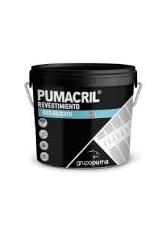 Pumacril Revestimiento Silicato 4L Blanco