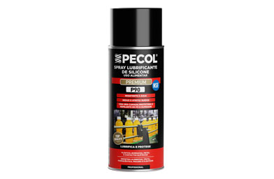 Spray lubricante de silicona P90 400ml Pecol