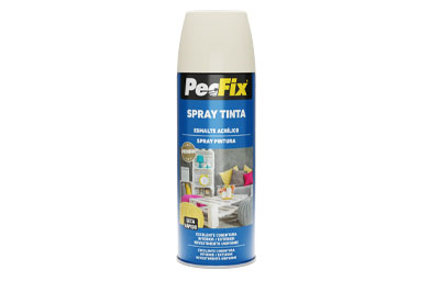 Spray Esmalte Acrílico P400 Negro Brillante Ral9005G PECFIX  400ml Caja 6ud.